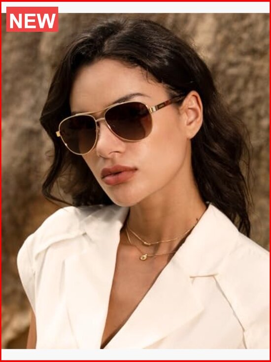Polarized Sunglasses with HD Polycarbonate Lenses, Acetate Arms, UV400